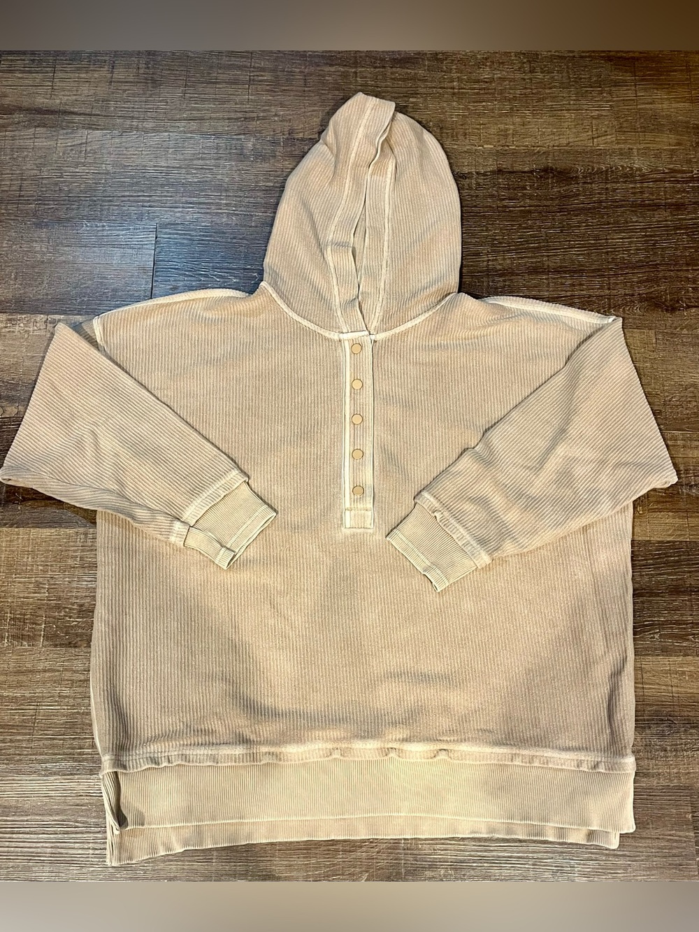 Aerie Oversized Henley Sweatshirt